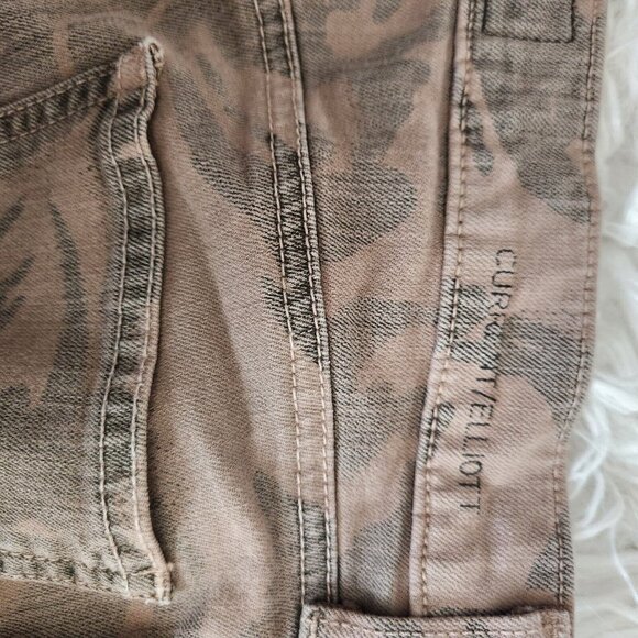 Current Elliot Size 25 The‎ Silverlake Zip Ankle Skinny Camo Jeans - Picture 16 of 16